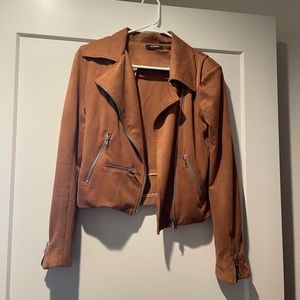 Brown Moto Jacket